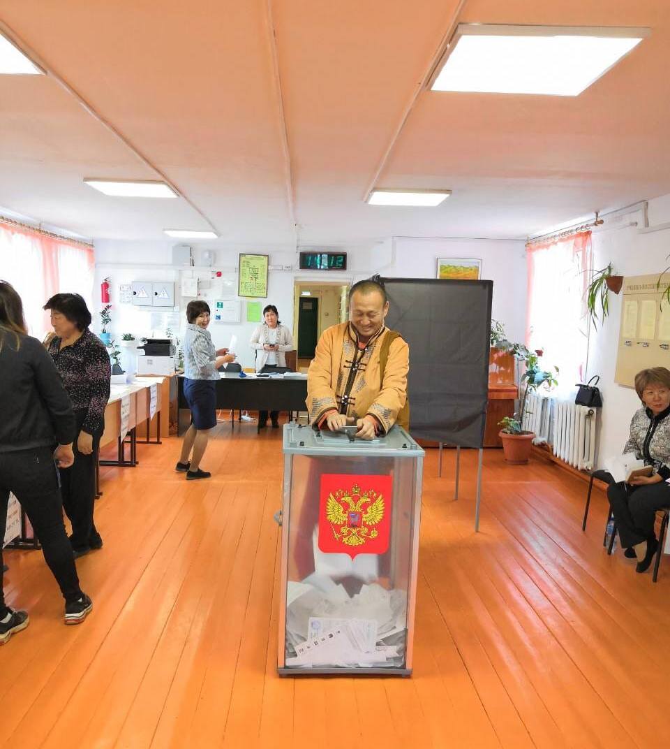 Выборы улан. Северобайкальск избирательный участок 575.
