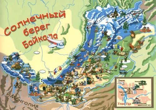 Туристическая карта бурятии